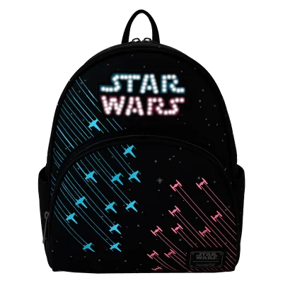 Loungefly Star Wars rebelles vs empire galactique light-up glow - sac à dos