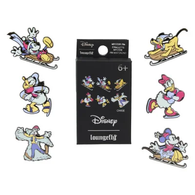 Loungefly Mickey and friends winter wonderland - mystery pin - précommande octobre