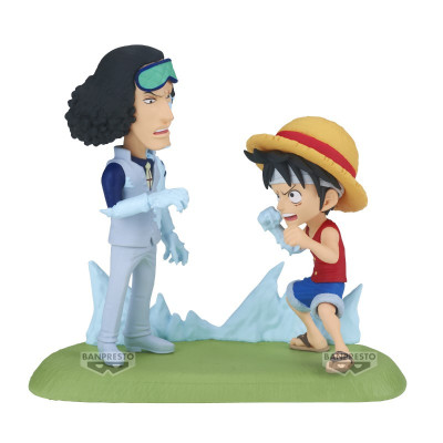 Banpresto - One Piece Wcf Log Stories Monkey D Luffy Vs Kuzan 9cm W124 - arrivage juin 2025 -