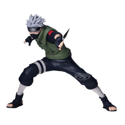 Banpresto - Naruto Shippuden Vibration Stars Hatake Kakashi 13cm W124 - arrivage juin 2025 -