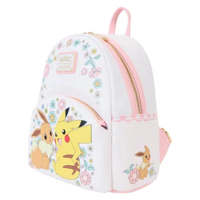 Loungefly Pokemon Pikachu et Evoli floral - Sac a dos - Import Novembre