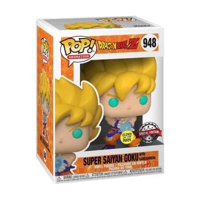 Funko - Dbz Pop Super Saiyan Son Goku Kamehameha Exclu -