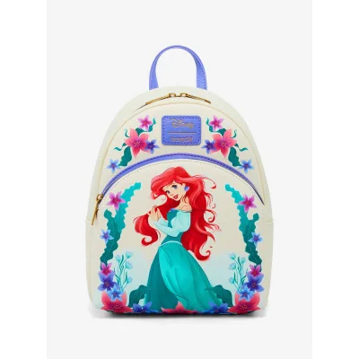 Loungefly Disney The Little Mermaid Ariel Sea Flowers Sac à dos - Préco Décembre 2024