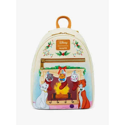 Loungefly Disney The Aristocats Christmas Fireplace Sac à dos - Préco Janvier 2025