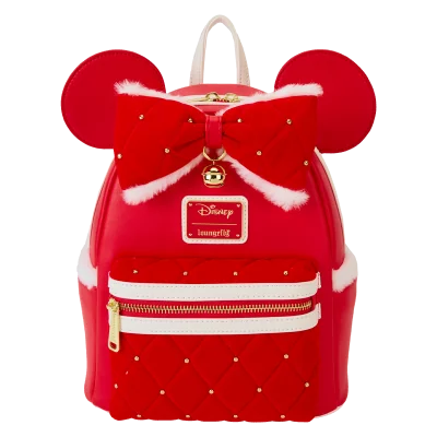 Loungefly Minnie Mouse Santa Suit Cosplay - sac a dos - Import Décembre