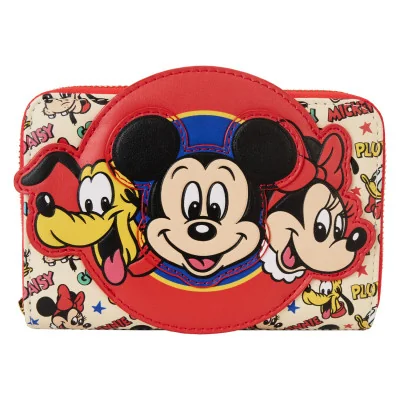 Loungefly disney loungefly portefeuille mickey and friends classic - portefeuille