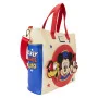 Loungefly disney loungefly mini sac a dos convertible mickey and friends - mini sac a dos