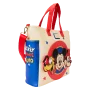 Loungefly disney loungefly mini sac a dos convertible mickey and friends - mini sac a dos