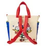 Loungefly disney loungefly mini sac a dos convertible mickey and friends - mini sac a dos