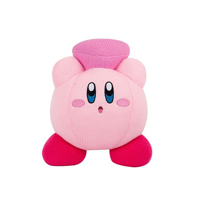 Tomy Takara - Kirby Peluche Nuiguru-Knit Crochet 39cm Kirby Coeur -www.lsj-collector.fr