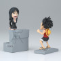 Banpresto - One Piece WCF Log Stories Monkey D Luffy & Nico Robin 10cm W125 - arrivage juillet 2025 -