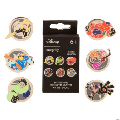 Loungefly Big Hero 6 10TH anniversary Baymax Gang - Pin mystery box - précommande novembre