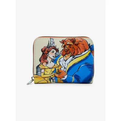 Loungefly Disney Beauty And The Beast Couple Rose Mini Wallet - Préco Décembre 2024