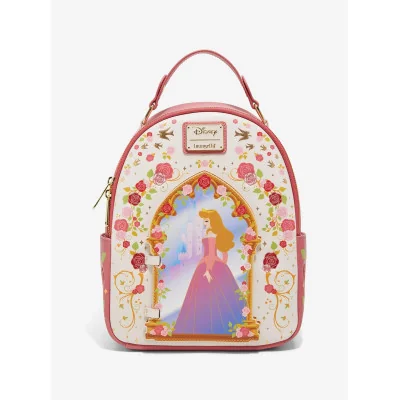 Loungefly La Belle au bois dormant Aurore Portrait Floral - sac à dos à charnière - import novembre