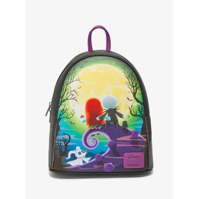 Loungefly l'étrange noël de Mr Jack Jack & Sally Doll Sac à dos - Import