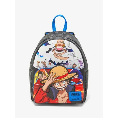 Loungefly One Piece Luffy Collage Sac à dos - Préco Décembre 2024