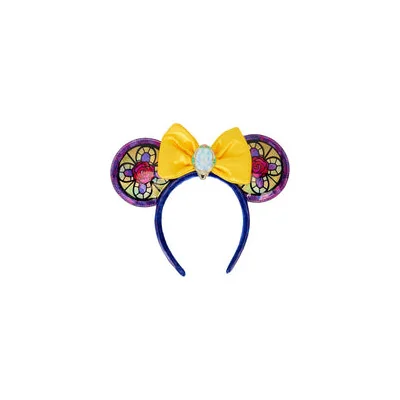 Loungefly Princess Stained Glass Collection: Belle - Ears - import décembre