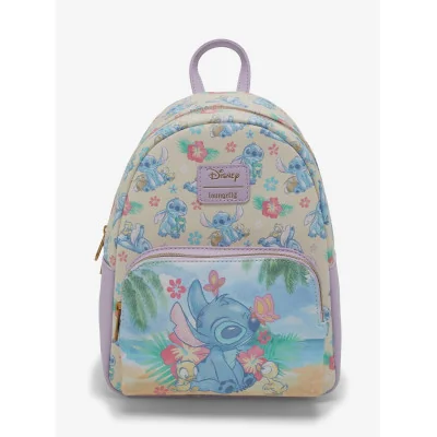 Loungefly Disney Stitch & Ducks Beach Sac à dos - Préco Janvier 2025