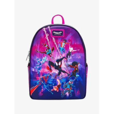 Loungefly Marvel Spider-Man: Across the Spider-Verse Group Portrait Sac à dos - Préco Février 2025