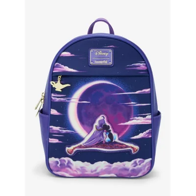 Loungefly Disney Aladdin Jasmine & Aladdin Carpet Ride Sac à dos - Préco Février 2025