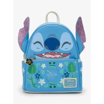 Loungefly Disney Lilo & Stitch Floral Stitch Figural Sac à dos - Préco Mars 2025