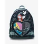 Loungefly l'étrange noël de Mr Jack Jack & Sally Split Heart Sac à dos - Préco Janvier 2025