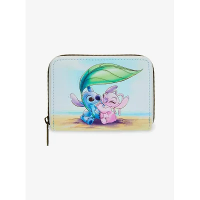 Loungefly Disney Stitch & Angel Beach Date Mini Zipper Wallet - Préco Février 2025