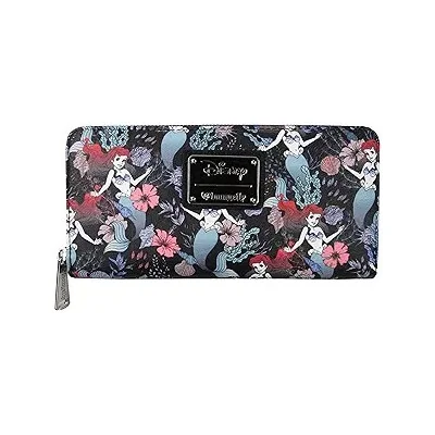 Loungefly Disney The Little Mermaid Ariel Floral AOP - portefeuille - import janvier