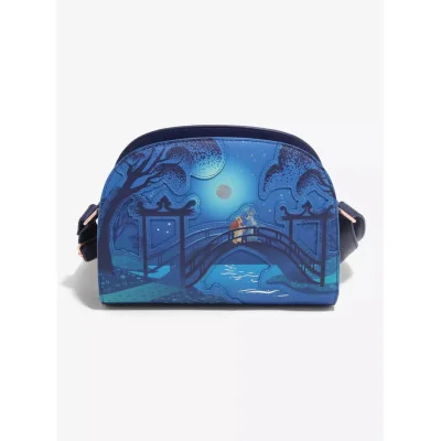 Loungefly disney loungefly sac a main lady and the tramp 70th anniv - sac a main