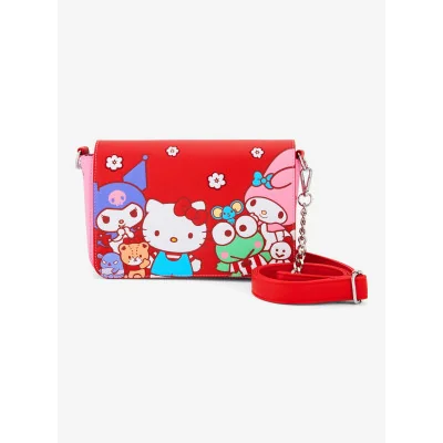 Loungefly Sanrio Hello Kitty and friends color block - sac à main