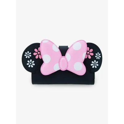 Loungefly Minnie floral rock the dots - portefeuille - précommande Janvier