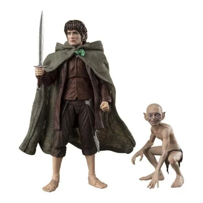 Tamashii nations seigneur des anneaux sh figuarts frodo baggins & gollum 12-5cm - figurine articulee - préco septembre 2025TN67