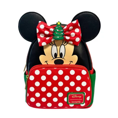 Loungefly Disney Minnie Holiday avec nœuds interchangeables - sac a dos - import fevrier