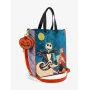 Loungefly Disney l'étrange noël de Mr Jack Jack & Sally Velvet Tote - Import Mars 2025