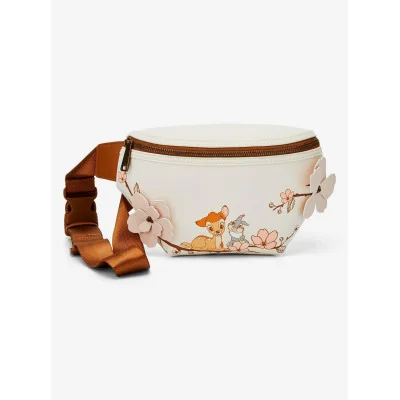 Loungefly Disney Bambi Cherry Blossom brodé ceinture Bag - Import Avril 2025