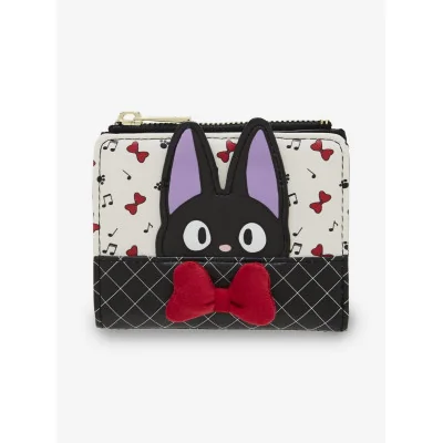 Her Universe Studio Ghibli® Kiki's Delivery Service Jiji Icons 3D Bow Mini Wallet - Import Mars 2025