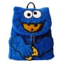 Loungefly sesame street loungefly mini sac a dos cookie monster plush - mini sac a dos