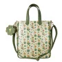 Loungefly disney loungefly sac a main tote bag tinker bell 4-leaf clover aop - sac a main