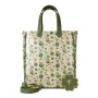 Loungefly disney loungefly sac a main tote bag tinker bell 4-leaf clover aop - sac a main