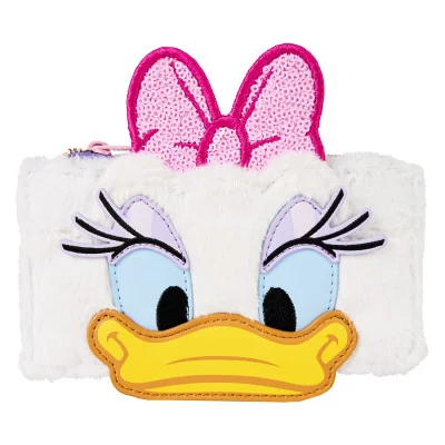 Loungefly Disney Daisy 85TH Anniversary Daisy Duck Plush porte carte - précommande mars