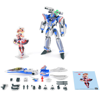 Bandai hobby macross hg 1/100 vf-31j siegfried hayate immelmann use deluxe set - hg 1/144 high grade - préco janvier 2026BANMK69