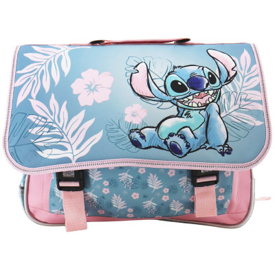 Jacob company disney cartable 38cm 2 compartiments stitch blue hawaii - pochette / trousse - préco mai 2025JCB15383.jpg541121715