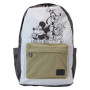 Loungefly disney loungefly sac a dos nylon mickey and friends canvas - sac a dos