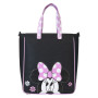 Loungefly disney loungefly grand sac a main tote bag minnie floral rock the dots - sac a main