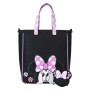 Loungefly disney loungefly grand sac a main tote bag minnie floral rock the dots - sac a mainWDTBS0003-LFDISNEYMINNIEFLORALROCKT