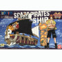 Bateau bandai hobby one piece maquette grand ship collection spade pirates' 15cm - préco juillet 2025