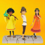 Statue resine lmz les mysterieuses cites d'or animated pack 3 statues esteban tao zia