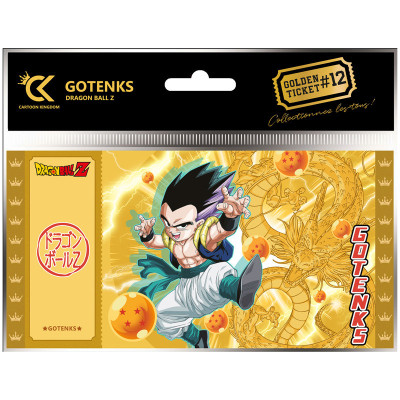 Cartoon kingdom Dragon Ball Z dragon ball golden ticket gotenks x5 - golden ticketCKDBZ12.jpg3760375866331