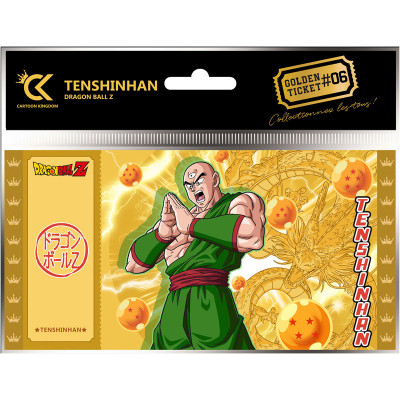 Cartoon kingdom Dragon Ball Z dragon ball golden ticket tenshinhan x5 - golden ticketCKDBZ06.jpg3760375866270