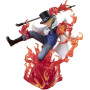 Statue pvc tamashii nations one piece figuarts zero sabo fire fist rook check extra battle 19cm